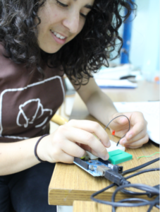 Toni’s first moisture sensor